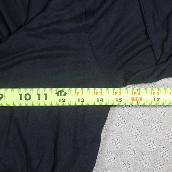 NWT J Crew Size Small Black Wrap Tie Blouse Long Sleeve H6782 - Picture 5 of 6